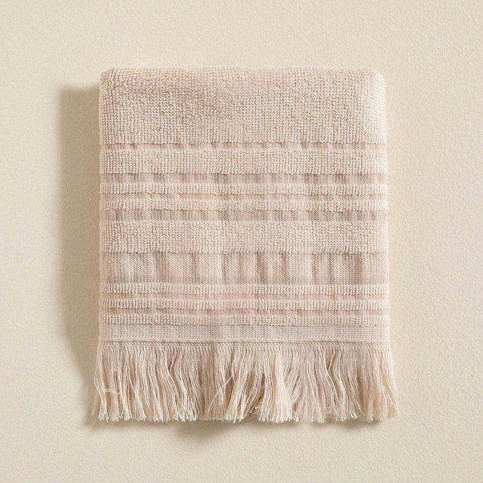 Derin Bamboo Hand Towel 30x50 cm BEIGE/SAGE