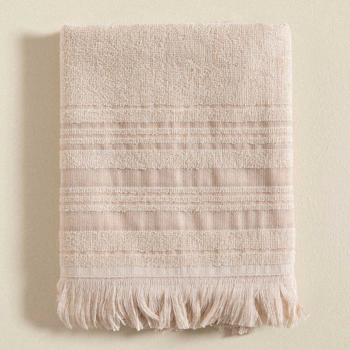 Derin Bamboo Face Towel 50x90 cm BEIGE/SAGE