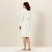 Alice Women Bathrobe ECRU/SAGE