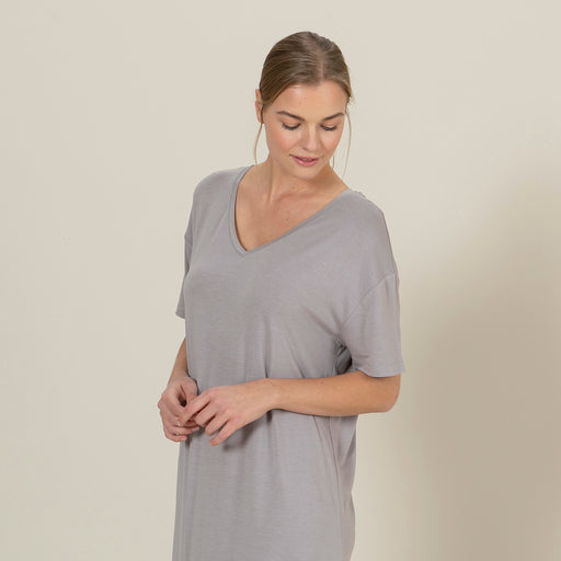 Ames Nightdress Warm Grey