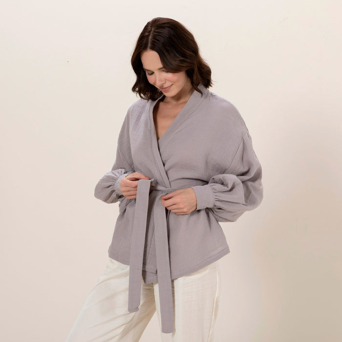 Mamie Kimono Warm Grey