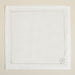 Initial Linen Napkin 45x45 cm Ecru