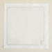 Initial Linen Napkin 45x45 cm Ecru