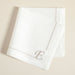 Initial Linen Napkin 45x45 cm Ecru