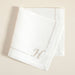 Initial Linen Napkin 45x45 cm Ecru