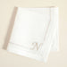 Initial Linen Napkin 45x45 cm Ecru