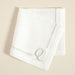 Initial Linen Napkin 45x45 cm Ecru