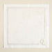 Initial Linen Napkin 45x45 cm Ecru