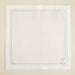 Initial Linen Napkin 45x45 cm Ecru