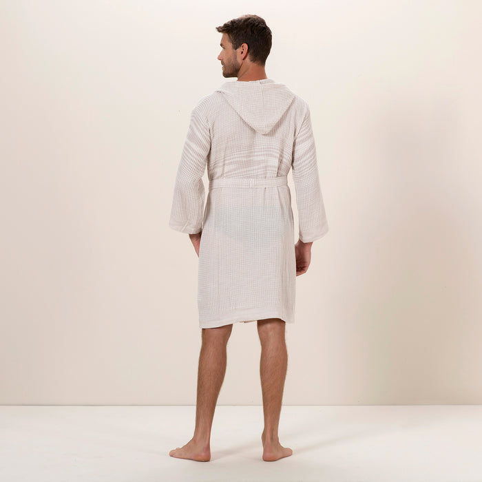 Presley Unisex Bathrobe Sand Beıge