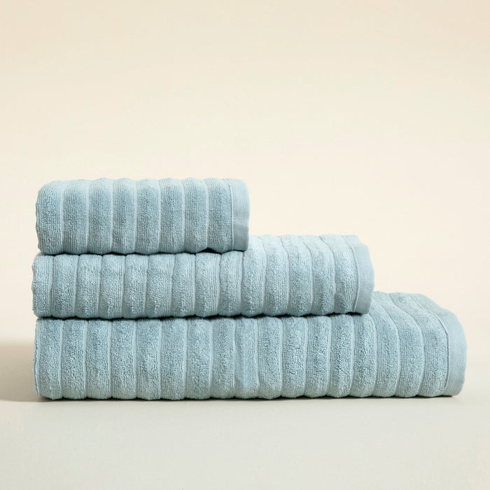 Waved Towel 70*140 Aqua