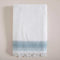 Endi Towel 70*140 Beyaz/Aqua