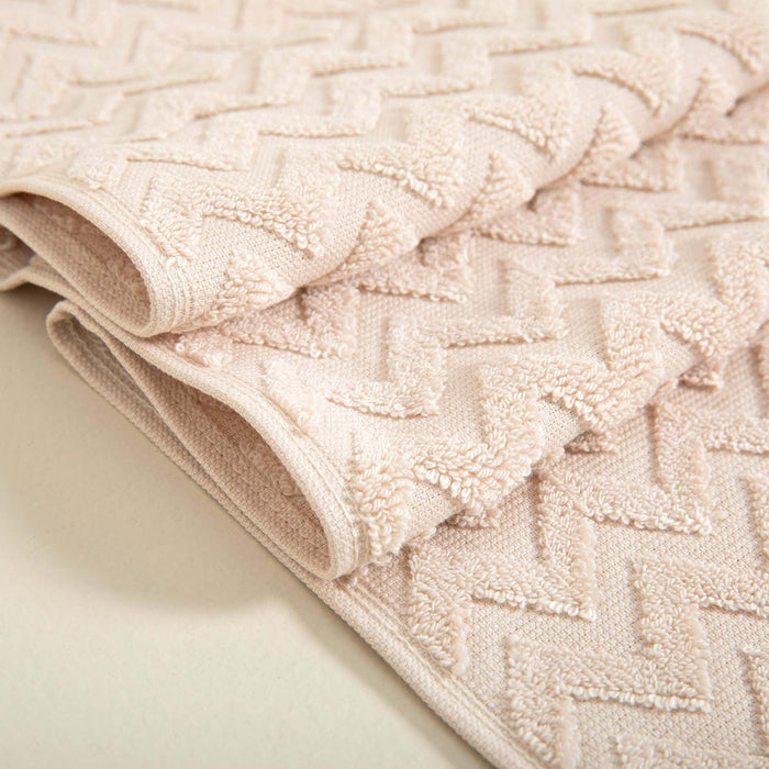 Zigzag TOWEL 50*80 Ecru-Beige