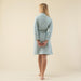 Sobeska Women BathRobe Aqua