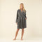 Chic Women Bathrobe Anthracite