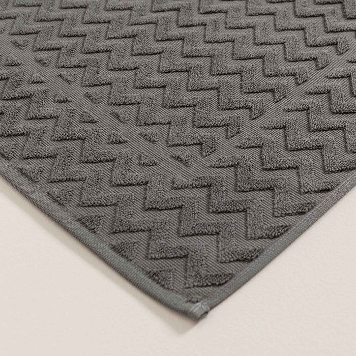 Zigzag Bathmath 50*70 Anthracite