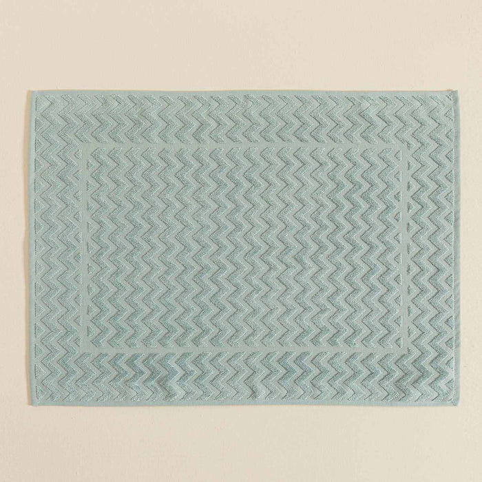 Zigzag Bathmath 50*70 Aqua