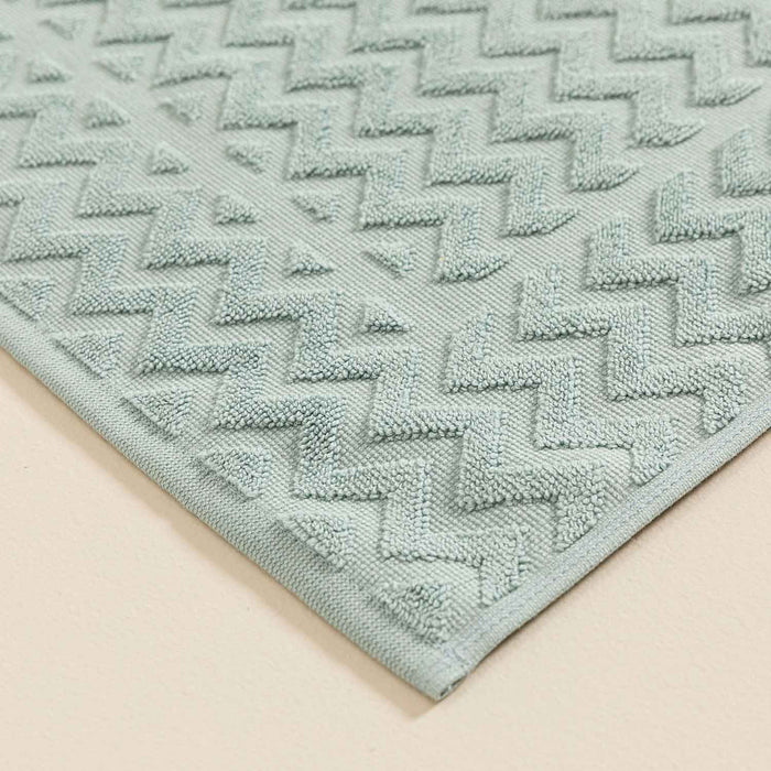 Zigzag Bathmath 50*70 Aqua