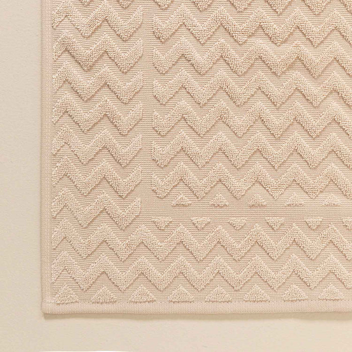 Zigzag Bathmath 50*70 Beige