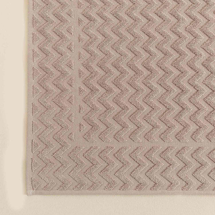 Zigzag Bathmath 50*70 Mink