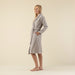 Zigzag Women Bathrobe Mink