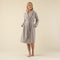 Zigzag Women Bathrobe Mink