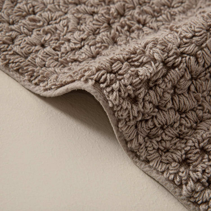 Texture Grıd Bathmat 70x130 cm Beige