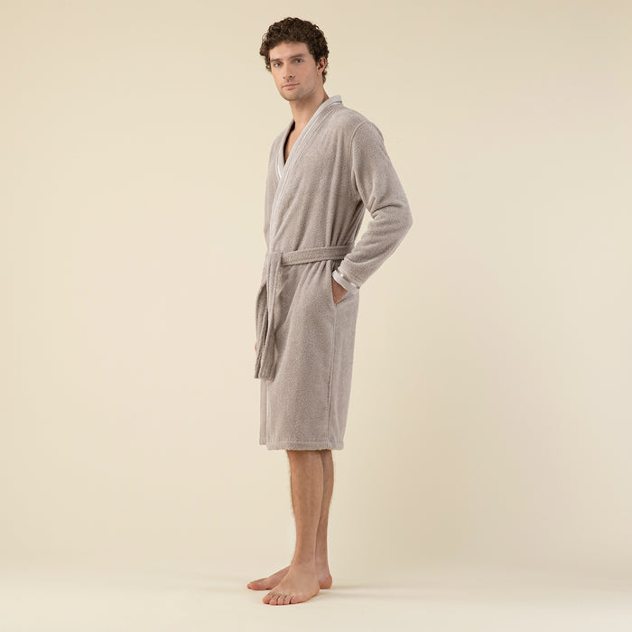 Chic Men Bathrobe Mink