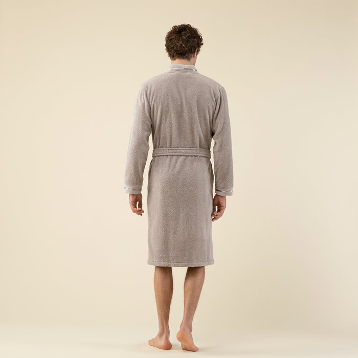 Chic Men Bathrobe Mink