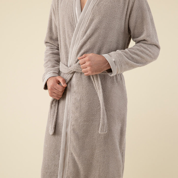 Chic Men Bathrobe Mink