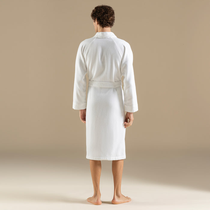 Sobeska Men BathRobe White