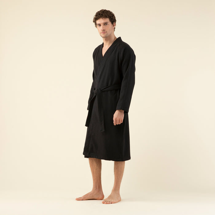 Sobeska Men BathRobe Black