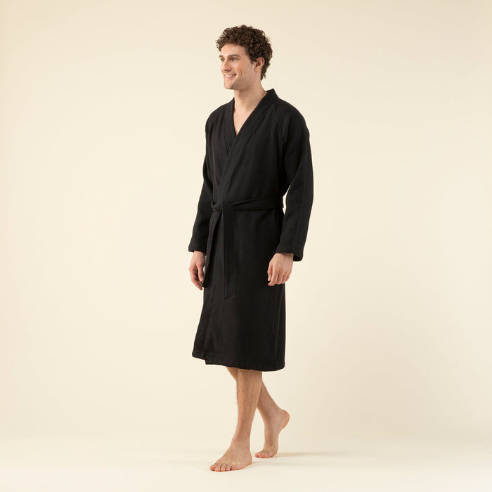 Sobeska Men BathRobe Black