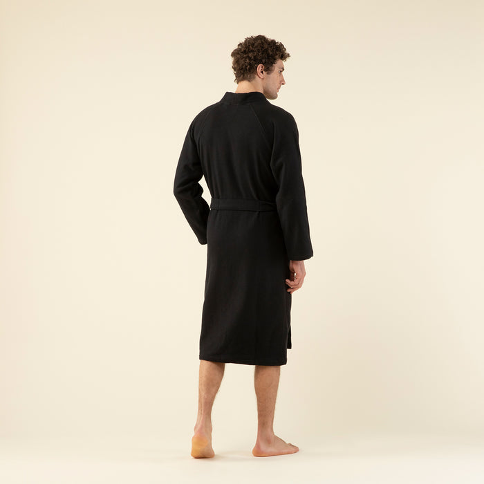 Sobeska Men BathRobe Black