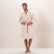 Zigzag men Bathrobe Beige