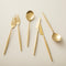 Elina 18 Pieces Dining Cutlery Set Shiny Gold