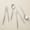 Elina 18 Pieces Dessert  Cutlery Set Semi Matt Silver