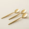 Elina 6 Pieces Tea Spoon Set Shiny Gold