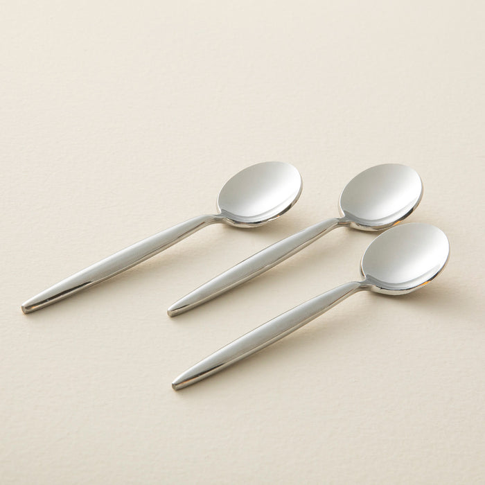 Elina 6 Pieces Tea Spoon Set Shine Silver