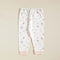 Bird Single Leggings White-Pink