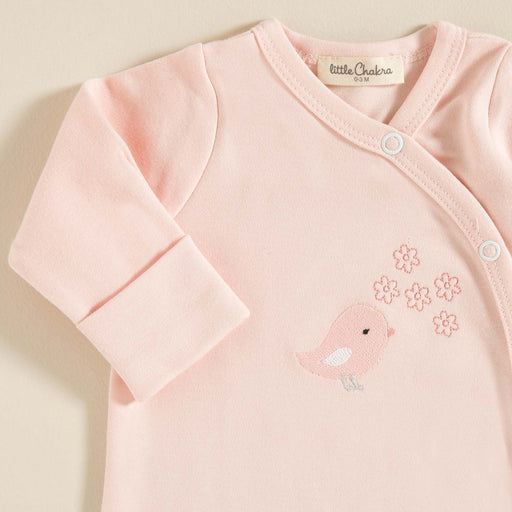 Bird Newborn Set 3Pcs White-Pink