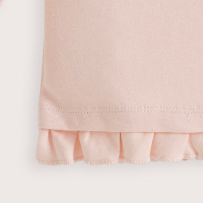 Bird Single Long Sleeve Tops Pink