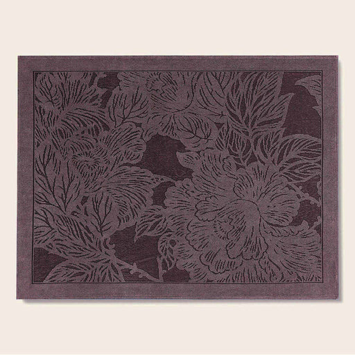 Floral Pure Cotton decorative Carpet 150x200 cm Brown