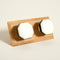 Endo Door Knob Set of Two NATURAL/BLACK