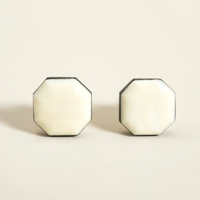 Endo Door Knob Set of Two NATURAL/BLACK