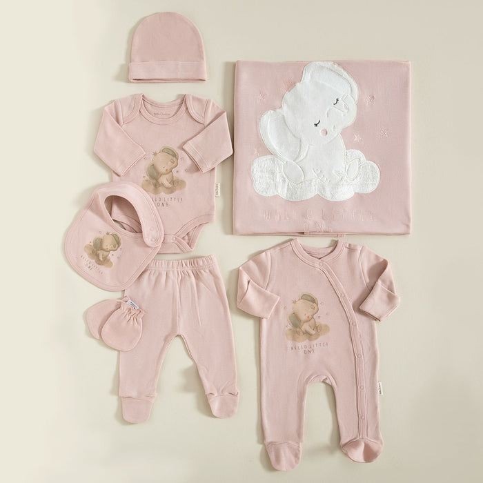 Elephant Newborn Gift Set (50 CM) Powder