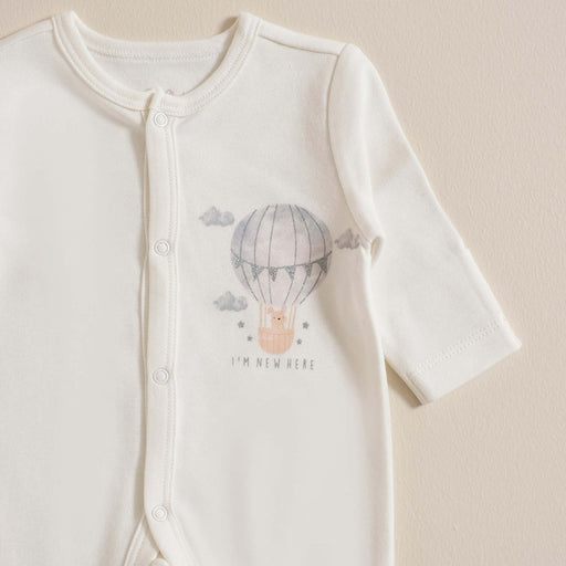 Baloon Newborn Jumpsuit 2 Ecru