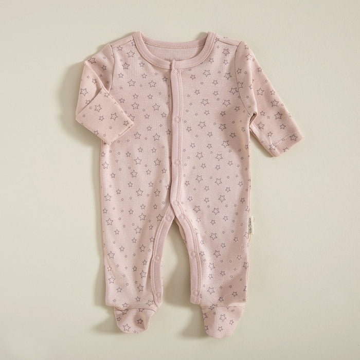 Elephant Newborn Jumpsuit Powder