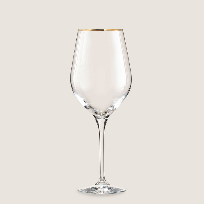 Chamonix White Wine Glass Gold STANDART