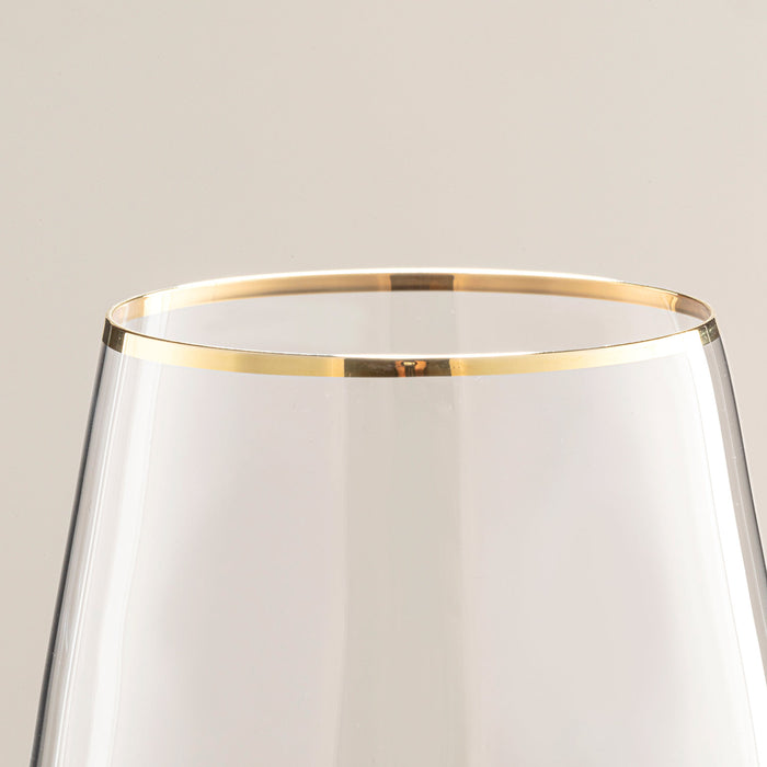 Chamonix White Wine Glass Gold STANDART